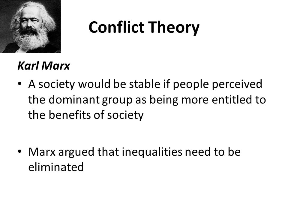 Social conflict theory